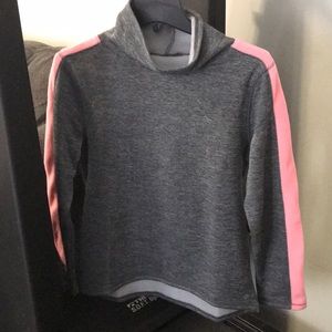 Xersion Black and Bright Coral Sweater